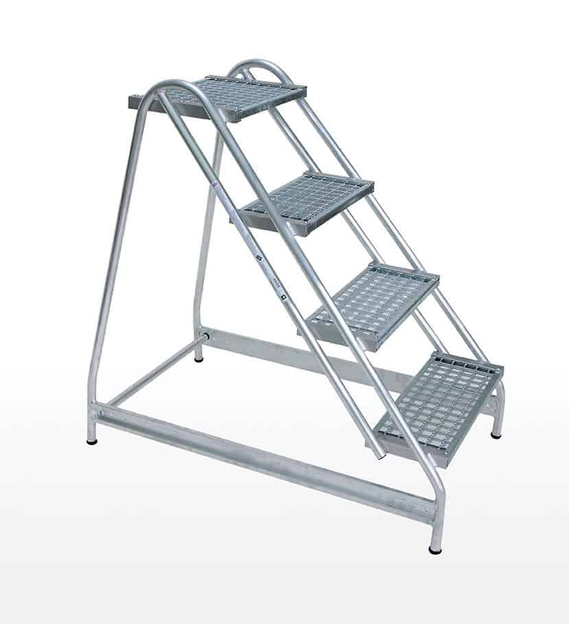 Guenzburger-Steigtechnik-Alu-Arbeitspodest-einseitig-begehbar-Stahl-Gitterrost