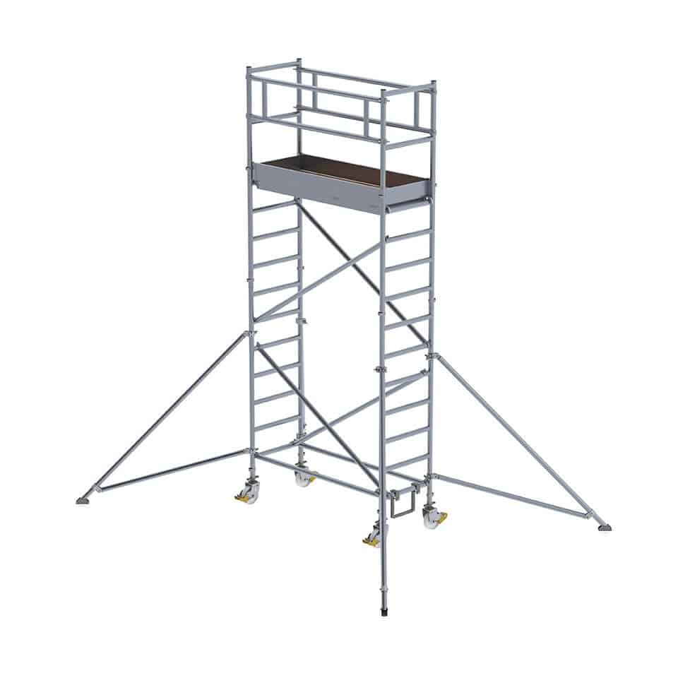 Guenzburger-Steigtechnik-Rollgeruest-mit-Auslegern