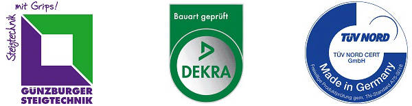 günzburger steigtechnik tankwagenleiter eckig